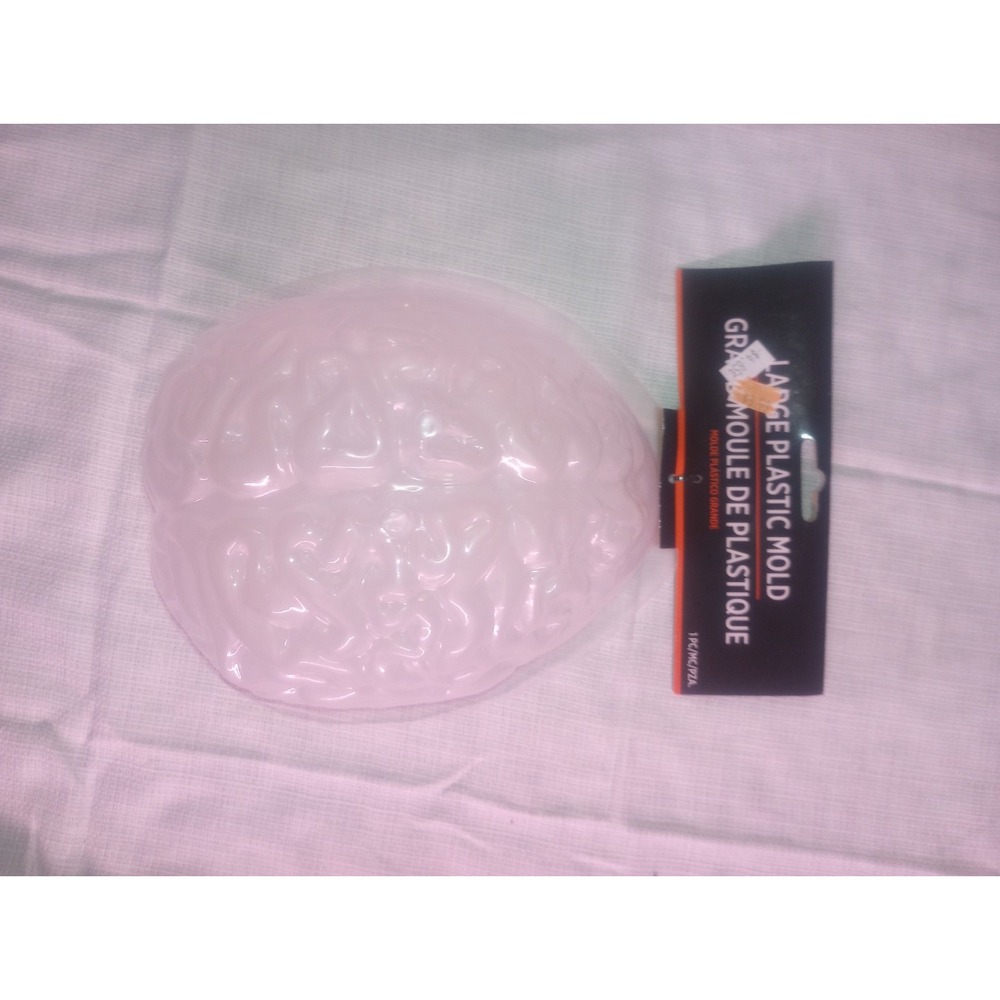 Life Size Jello Gelatin Brain Mold Zombie Halloween Party Prank Food Potluck Fun